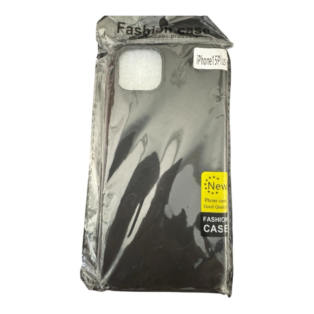 iPhone Silicone Phone Case – 15 Plus | Black Slim Protective Cover